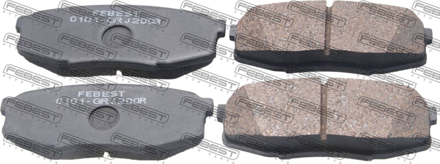 Тормозные колодки Febest. Артикул 0101-GRJ200R