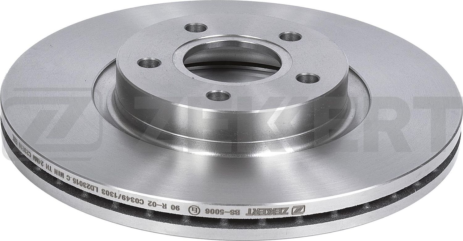 Тормозной диск Zekkert передний для Volvo V50 I 2004-2012. Артикул BS-5006