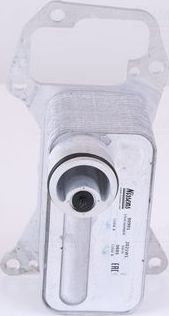 Радиатор масляный (маслоохладитель) для двигателя Nissens (алюминий). Артикул 90901