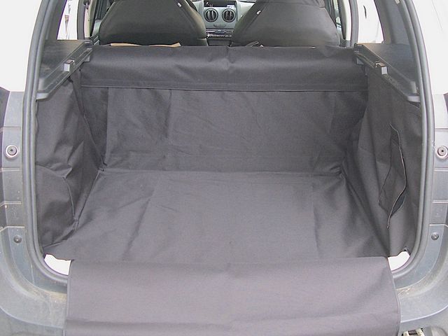 Защитный чехол AUTOSMSTUDIO "Maxi" в багажник автомобиля для Renault Duster I 4WD 2015-2021, серый. Артикул TP-RDUS-4WD-MAXI-GR