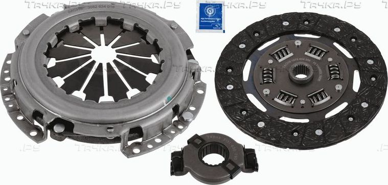 Сцепление (комплект) SACHS для Volkswagen Vento 1992-1998. Артикул 3000 951 661