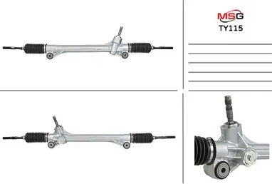 Новая Рулевая рейка Toyota Highlander 2007-2019 (MSG). Артикул TY115