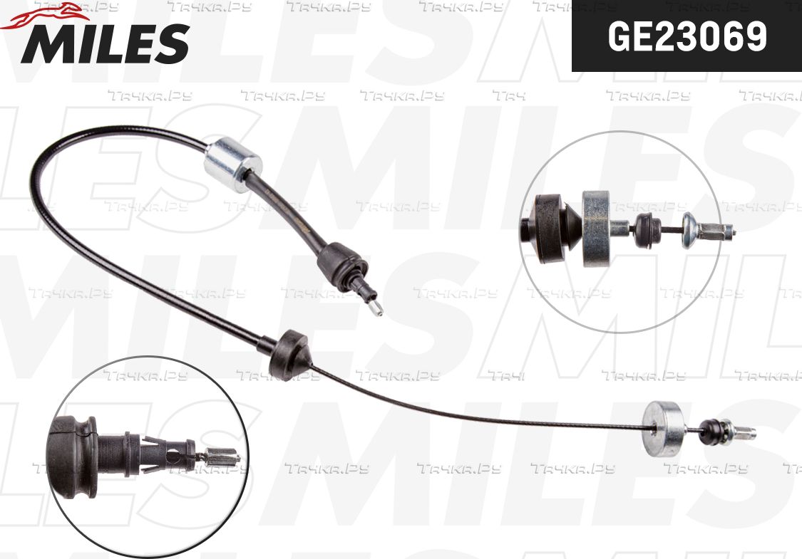Трос сцепления Miles для Renault Scenic II 1999-2003. Артикул GE23069
