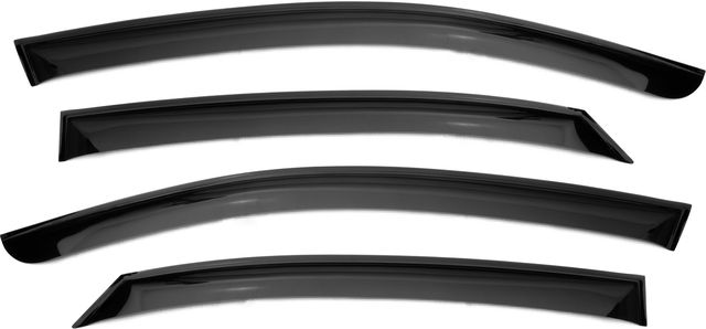 Дефлекторы REIN для окон (накладной скотч 3М) (4 шт.) Hyundai Solaris II 2017-2026. Артикул REINWV1039