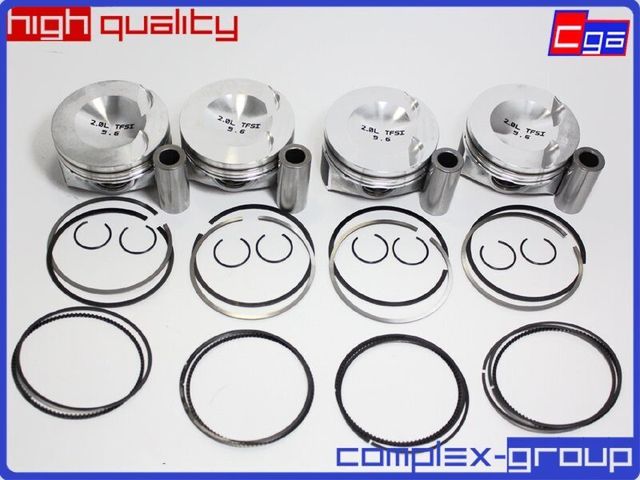 Комплект поршней с кольцами STD 4шт 06H107065DM 06H107065DD 06H107065CM CGA. Артикул 1PR8001RA