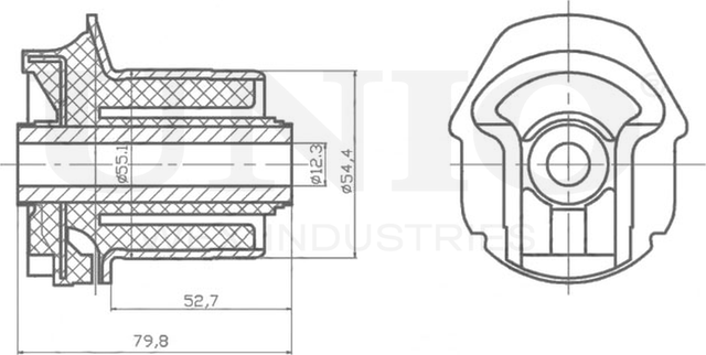 Сайлентблок балки (Unio). Артикул RMP-20454