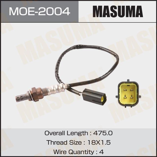 Лямбда-зонд (кислородный датчик) Masuma для Infiniti EX I (J50) 2008-2013. Артикул MOE-2004