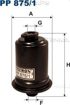 Топливный фильтр Filtron. Артикул PP 875/1