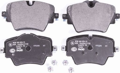 Тормозные колодки Hella. Артикул 8DB 355 023-131