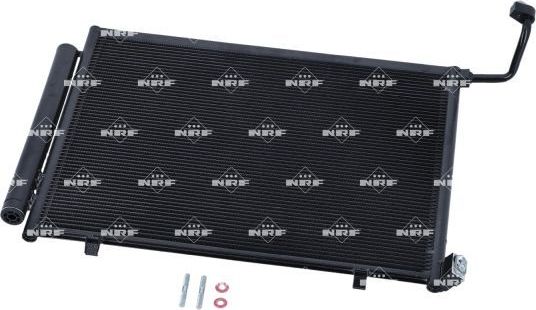 Радиатор кондиционера (конденсатор) NRF EASY FIT для Ford Fiesta VII 2017-2026. Артикул 350581