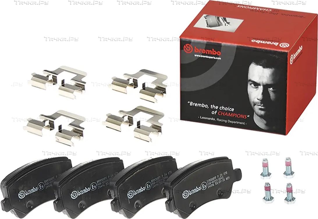 Тормозные колодки Brembo PRIME LINE задние для Volvo S60 II 2010-2018. Артикул P 24 078