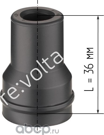 Наконечник-изолятор катушки зажигания (Revolta). Артикул RVLT37
