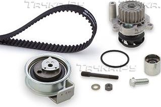 Помпа (водяной насос) с комплектом ремня ГРМ Gates PowerGrip® для Skoda Superb I 2001-2008. Артикул KP35491XS-1