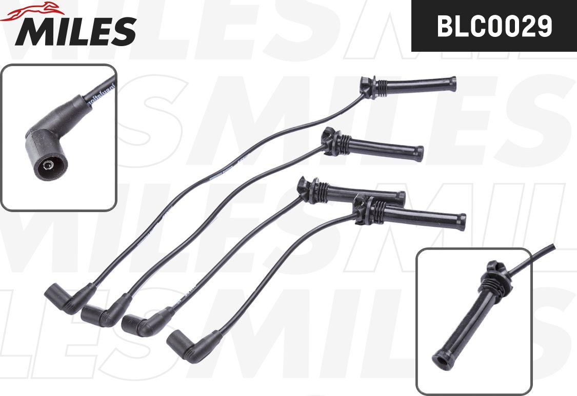 Высоковольтные провода (провода зажигания) (комплект) Miles. Артикул BLC0029