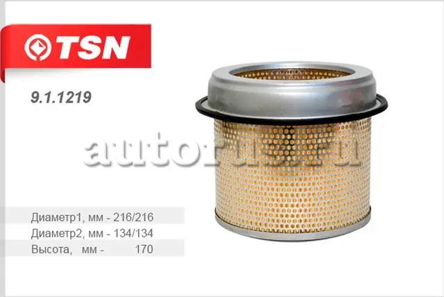 фильтр воздушный!Mitsubishi L300 1.6-2.4 86>/Galant/Space Wagon 2.0TD 92 (TSN). Артикул 911219