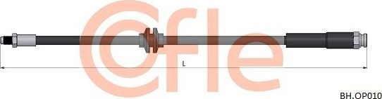 Тормозной шланг Cofle. Артикул 92.BH.OP010