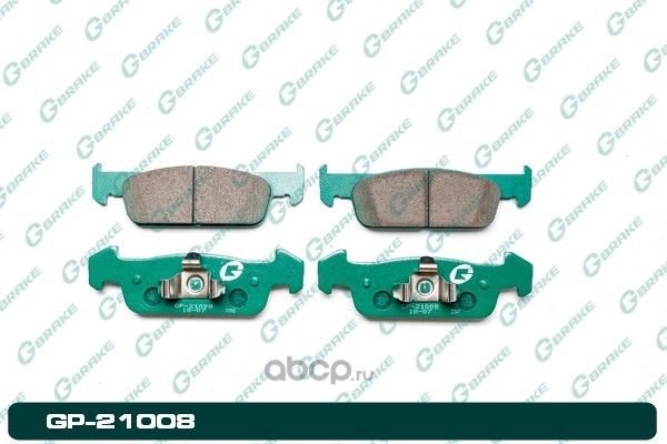 Колодки тормозные дисковые (G-Brake). Артикул GP21008