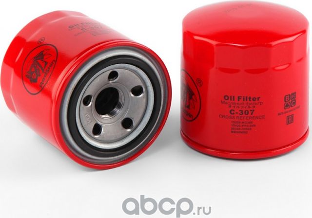 Фильтр масл.С-307/ 15400-PCX-004 (Redskin). Артикул C307