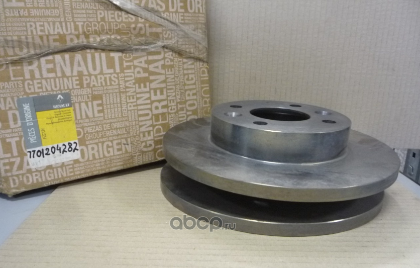 Тормозной диск Renault передний для Renault Logan II 2007-2026. Артикул 7701204282