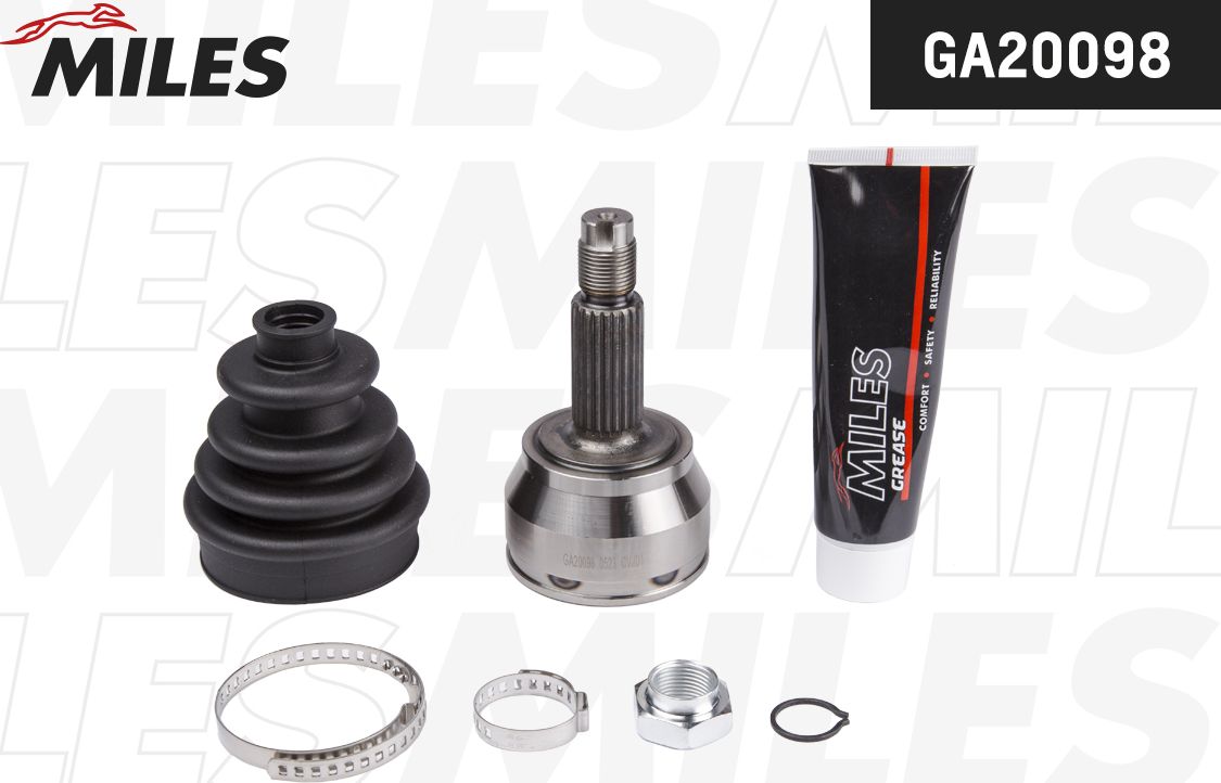 Шрус наружный (граната) Miles передний для Ford Fiesta II 1989-1989. Артикул GA20098