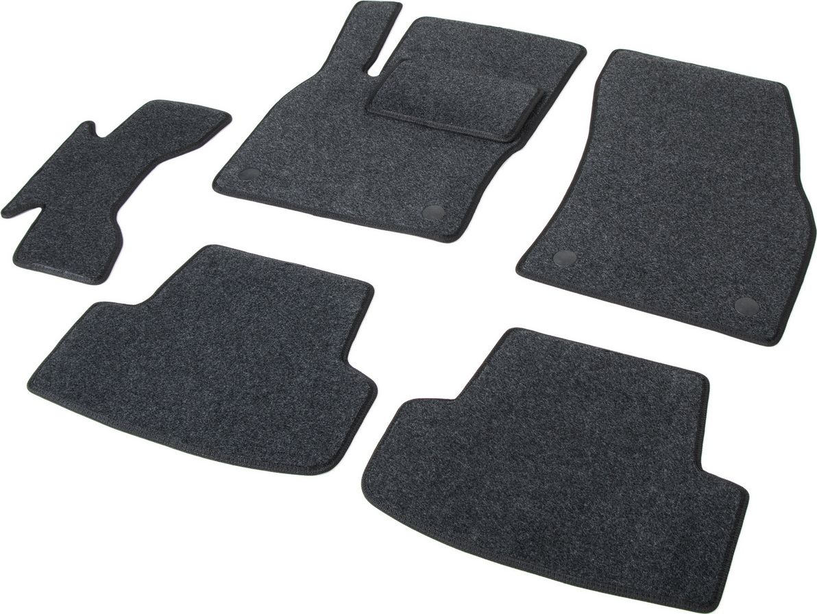 Коврики текстильные AutoFlex Business для салона Skoda Karoq 2020-2026, цвет графит. Артикул 5510401