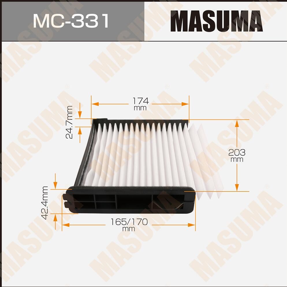 Салонный фильтр Masuma. Артикул MC-331