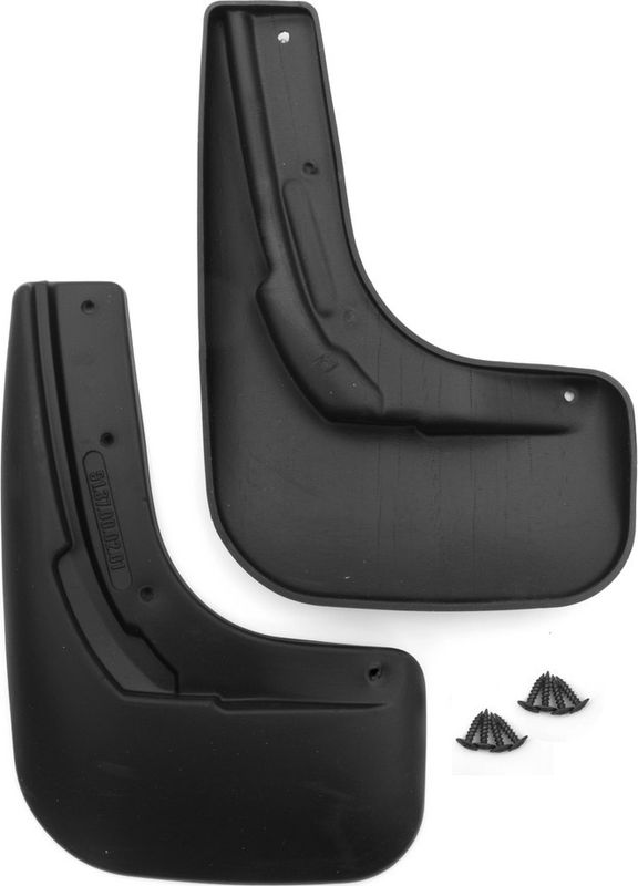 Брызговики Autofamily задняя пара для Volkswagen Polo V рестайлинг седан 2015-2026. Артикул NLFD.51.37.E10