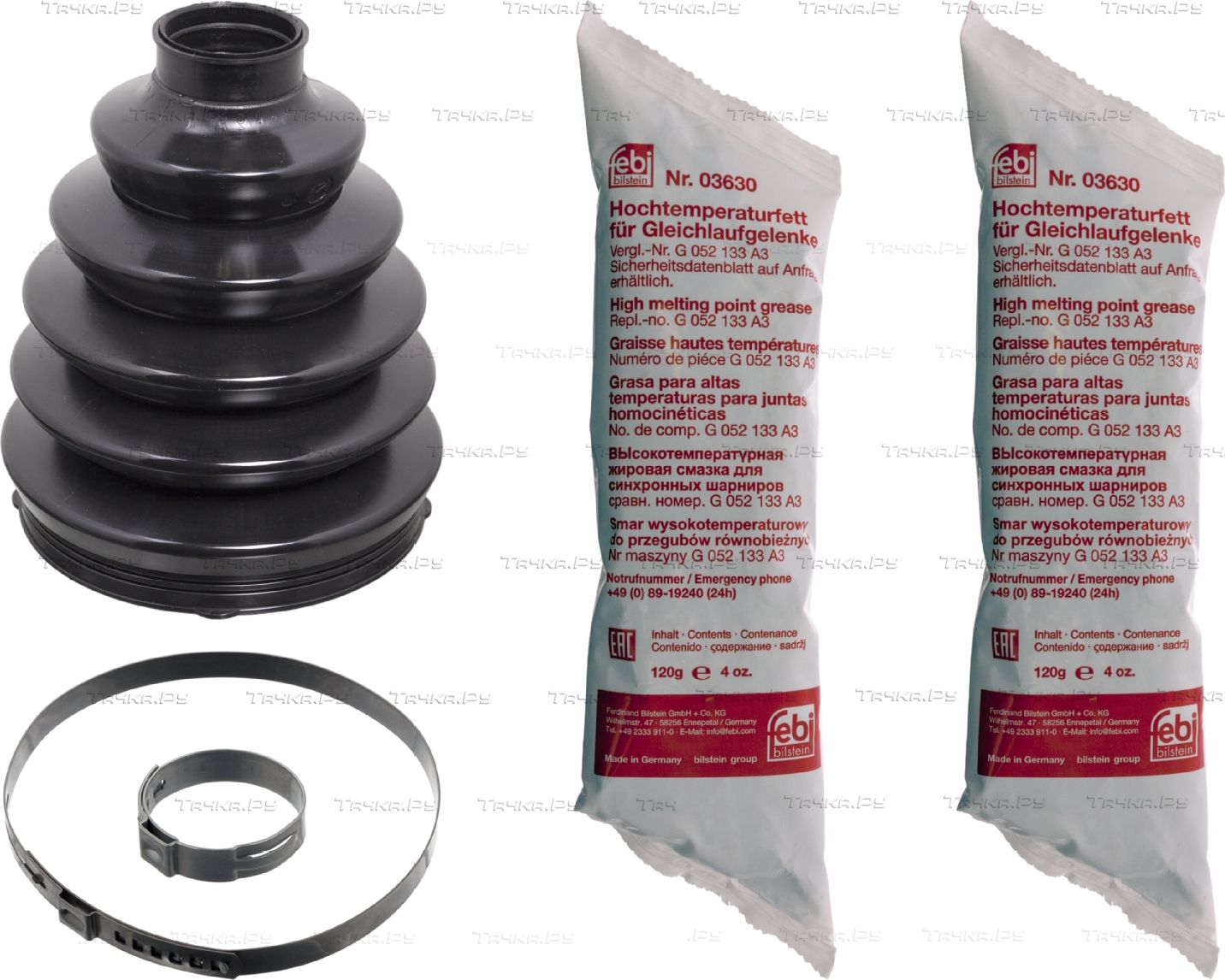 Пыльник ШРУСа наружный Febi Bilstein передний для Volkswagen Transporter T5 2013-2015. Артикул 101019