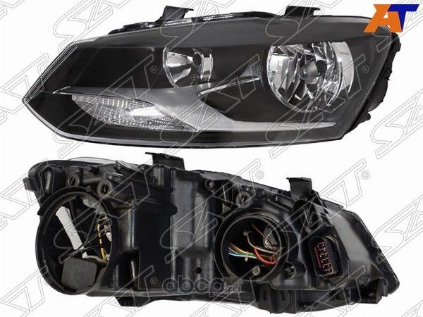 Фара VW POLO 15-20 SEDAN/POLO 09-13 HBK LH SAT ST44111D6L SAT. Артикул ST44111D6L