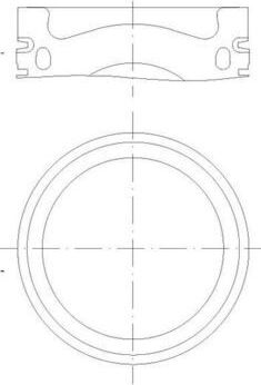 Поршень Mahle для Mercedes-Benz Vario 1996-2013. Артикул 001 PI 00185 000