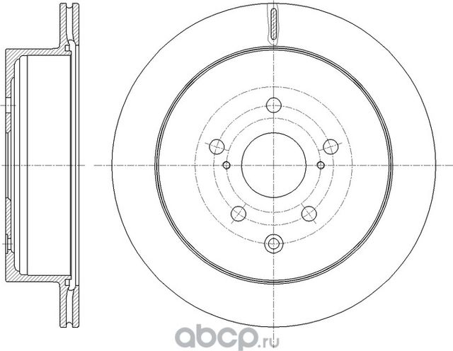 Диск тормозной (G-Brake). Артикул GR21833