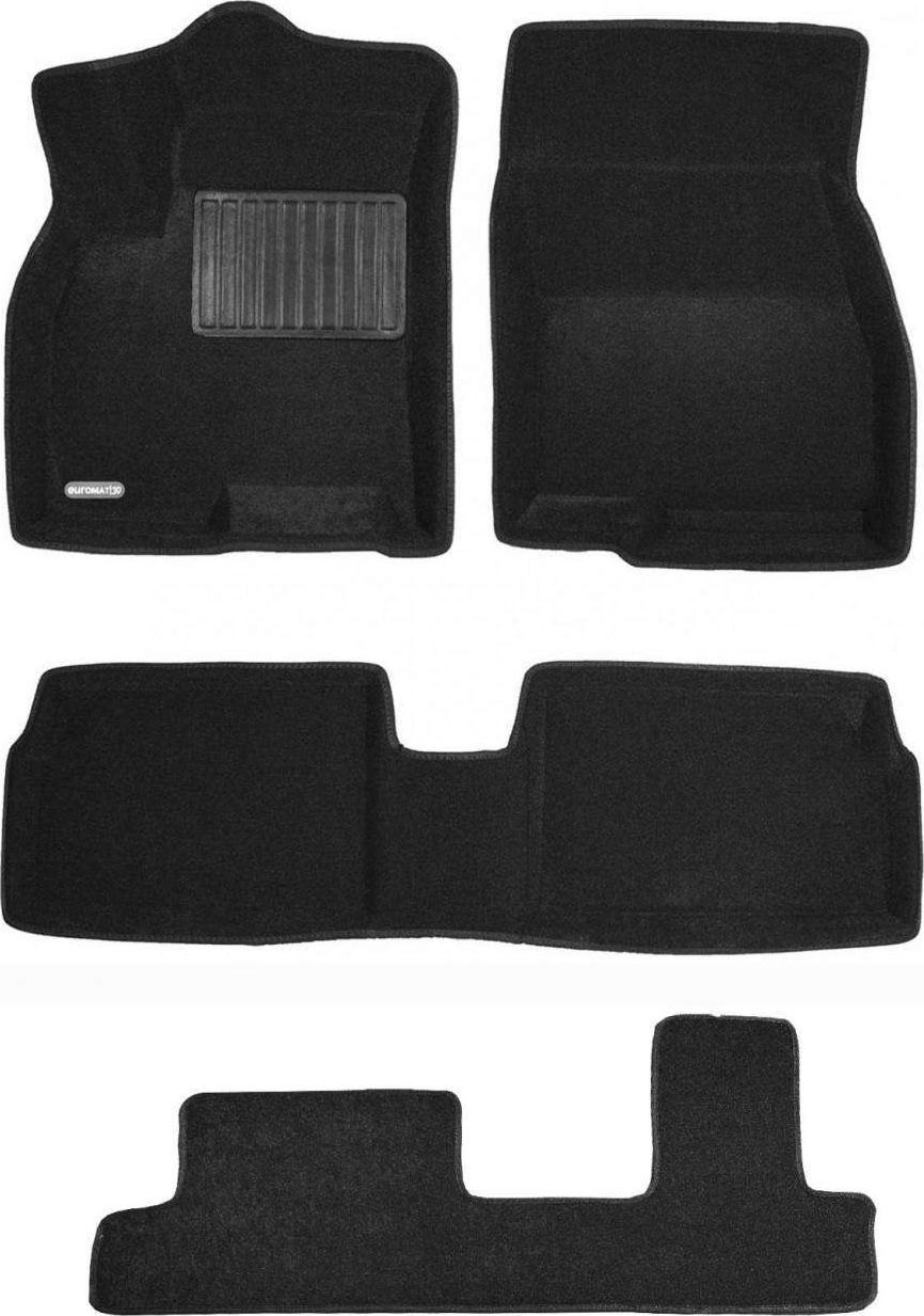 Коврики текстильные Euromat 3D Business для салона Chery Tiggo 8 2019-2026. Артикул EMC3D-001422