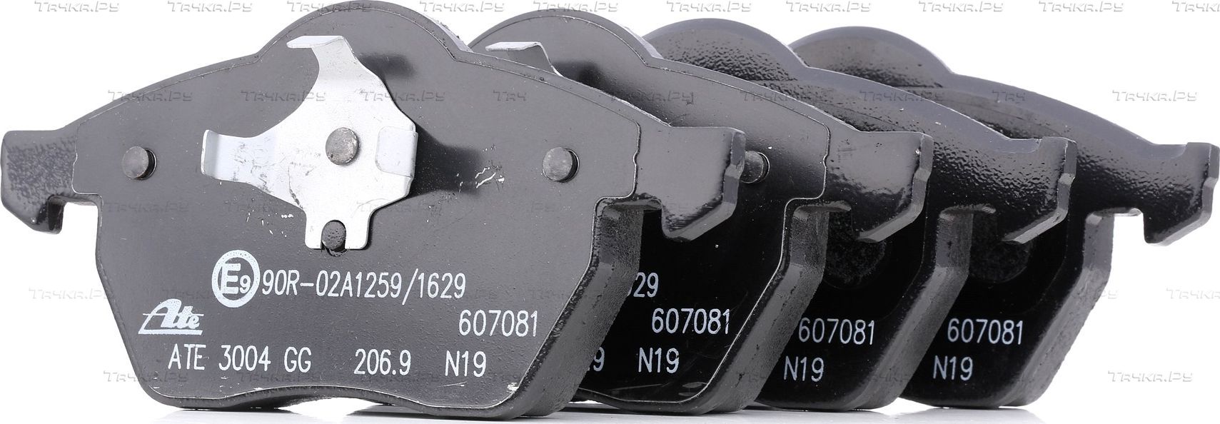 Тормозные колодки ATE передние для Audi A3 I (8L) 1996-2003. Артикул 13.0460-7081.2