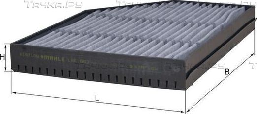 Салонный фильтр Mahle. Артикул LAK 863