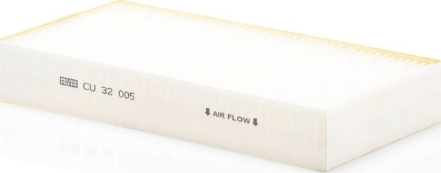 Салонный фильтр Mann-Filter для John Deere 9030 2007-2026. Артикул CU 32 005