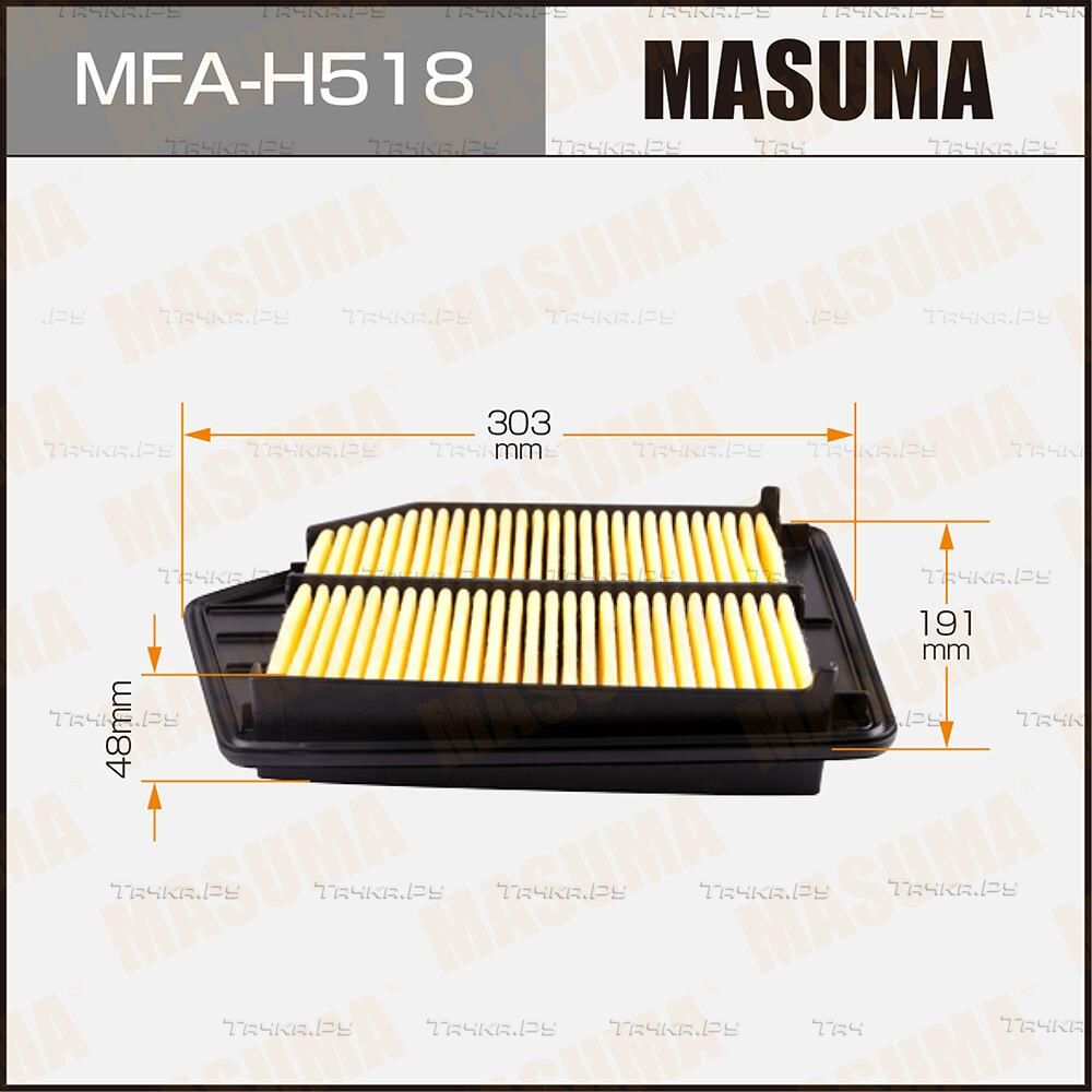 Воздушный фильтр Masuma. Артикул MFA-H518