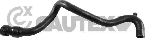 Патрубок радиатора (системы охлаждения) Cautex. Артикул 753982