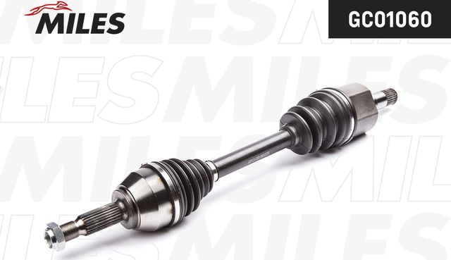 Полуось (привод в сборе, приводной вал) Miles левая для Ford Transit Connect I 2002-2013. Артикул GC01060