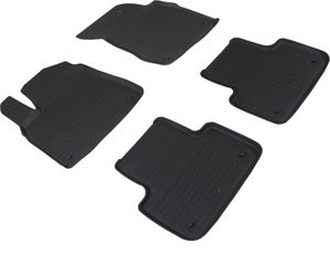 Коврики резиновые Seintex с высоким бортиком для салона Audi Q8 2018-2025. Артикул 91642