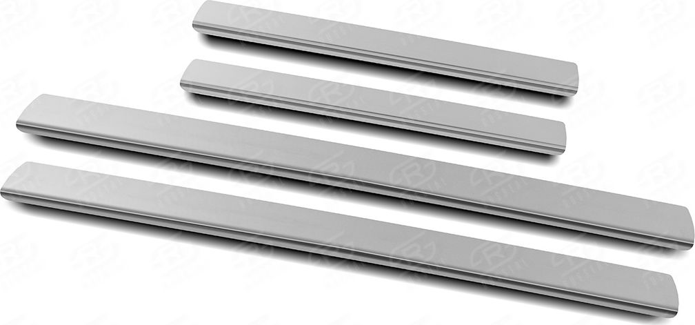 Накладки RusStal на пороги (лист нерж. зеркальный) для Datsun mi-DO 2015-2020. Артикул DTMID14-01
