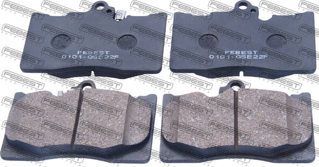 Тормозные колодки Febest. Артикул 0101-GSE22F