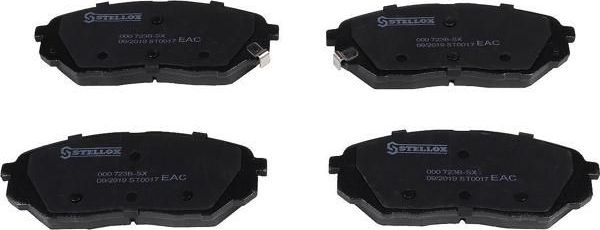 Тормозные колодки Stellox. Артикул 000 723B-SX