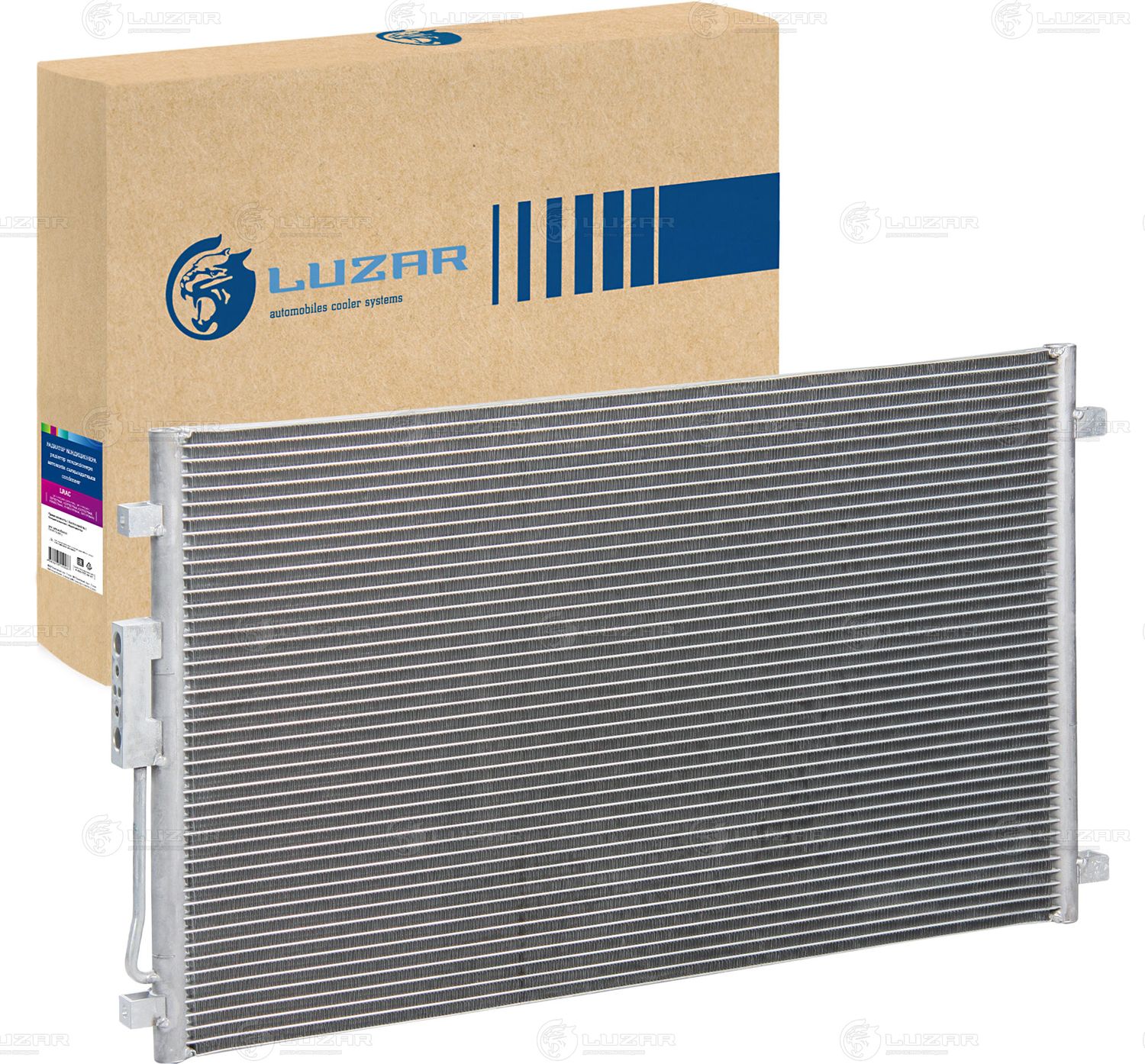 Радиатор кондиционера (конденсатор) Luzar. Артикул LRAC 0348