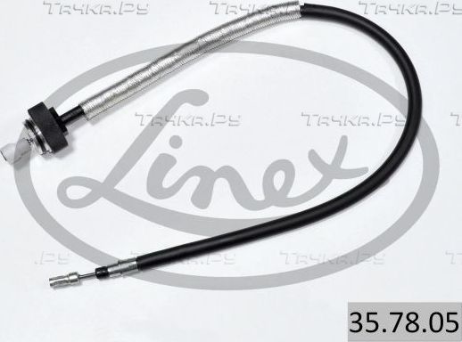 Трос ручника (тросик ручного тормоза) Linex. Артикул 35.78.05