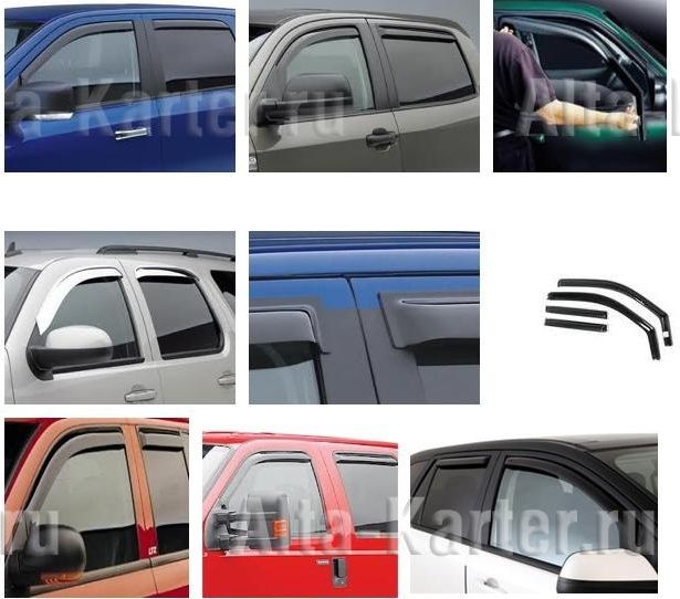 Дефлекторы EGR для окон Suzuki Swift 2005-2010. Артикул 91290015B