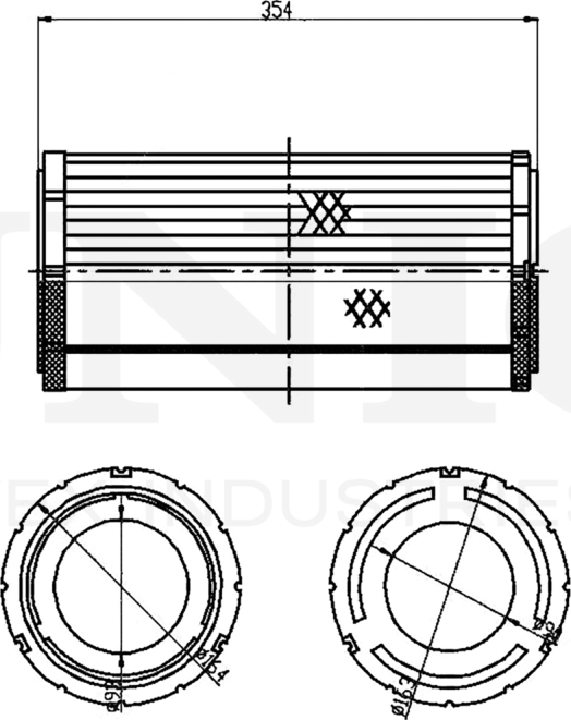 Фильтр воздушный (Unio). Артикул FLT-10200