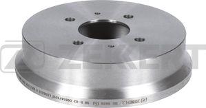 Тормозной барабан Zekkert задний для Mitsubishi Colt VI (Z20/Z30) 2004-2012. Артикул BS-6036