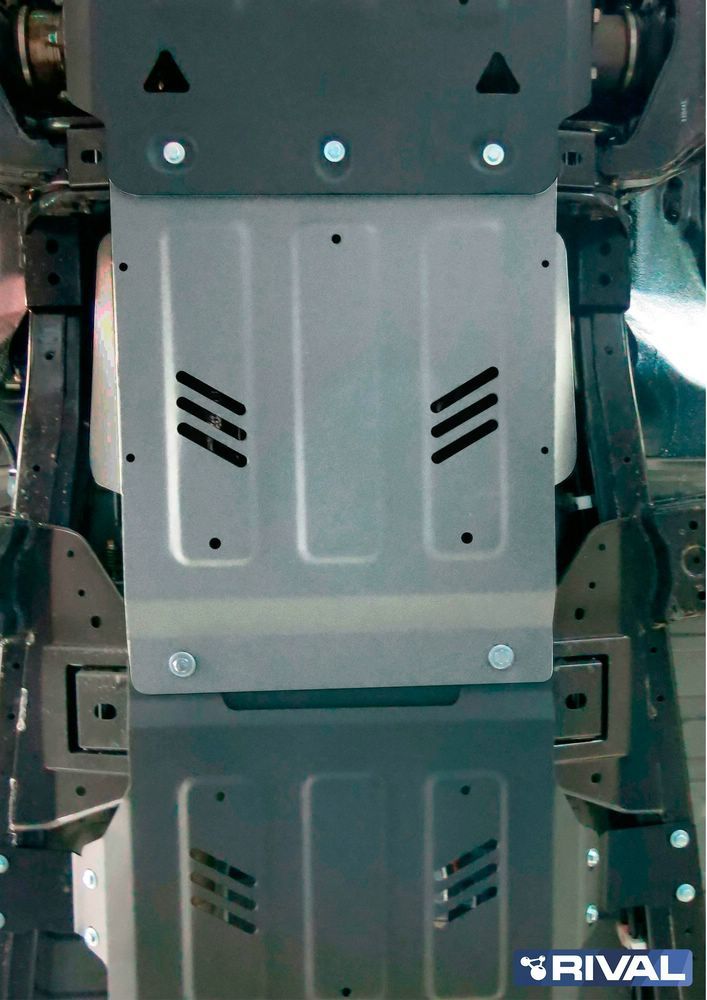 Защита алюминиевая Rival для КПП Fiat Fullback 2016-2026. Артикул 333.4047.1.6