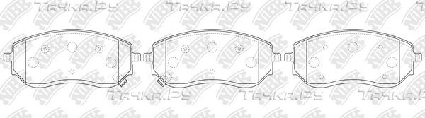 Тормозные колодки NiBK. Артикул PN0760