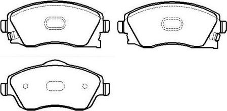 Тормозные колодки HSB. Артикул HP8377